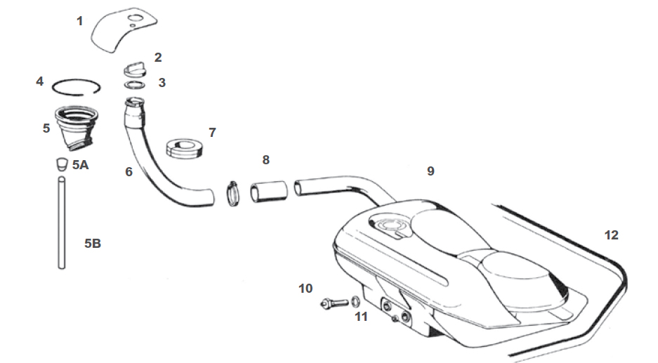 Gas Tank and Fuel Filler Parts