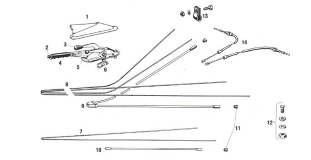 Heater, Hand Brake and Hand Throttle 