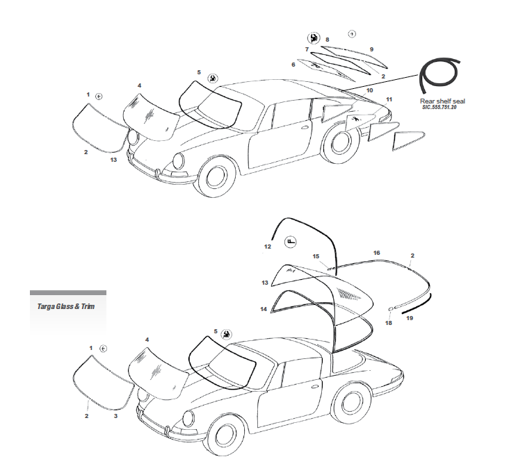 Windshields, Seals and Window Trim 