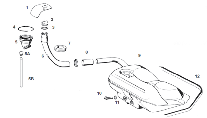 Fuel Tank and Filler Parts