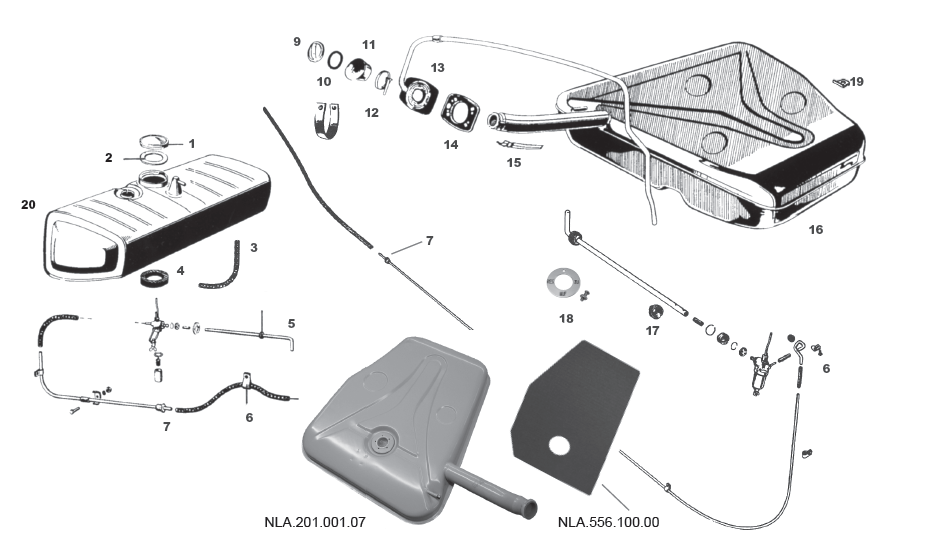 Fuel Tank and Filler Parts