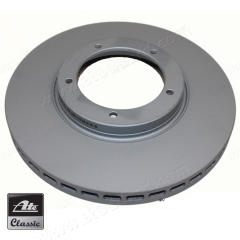 477-405-083-A ATE Front Vented Brake Disc Rotor for 911 1965-83, 914-6 and 944 to 1989 