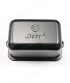 616-603-203-03 Voltage Regulator Cover, Stamped Steel with Old Bosch Script Logo For 356 Pre-A and 356A