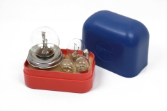 644-631-090-30 Osram 6 Volt Spare Bulb Kit, Concours Correct in Original Style Blue Plastic Box 