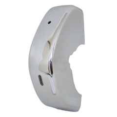 901-505-031-21 Bumper Guard Front Left with Holes For Rubber Buffer, Solid Metal Backs- Fits Early 911 912 1965-67