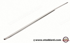 901-531-431-27 Bright Anodized Door Trim, Left, Fits 911 912 1965-1973 Coupe 