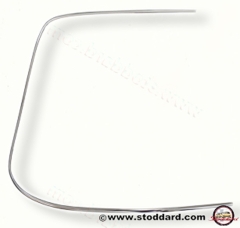 901-541-912-20 Front Windshield Trim, Right, Bright Aluminum. Fits 911 912 1965-1977. .