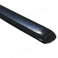 901-559-106-50 Rubber Side Rocker Deco Insert for 1967 911S, Proper Bullnose Profile. 