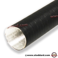 911-211-522-01 Hot Air Hose, Black Plastic / Paper Covered Aluminum, 60mm x 1100mm Fits 356, 911, 912 