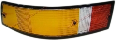 911-631-949-00 Tail Light Lens, European Version with Black Trim, Left, For 911 1973-1989