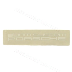 911-701-250-00 Alarm Decal 911 87-89 928 87-95 944 89-91 964- 89-94 993 94-98 968 92-95 