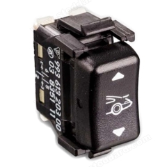 993-613-203-00-01C Rocker Switch For Rear Spoiler, Satin Black, for 993 1995-1998   