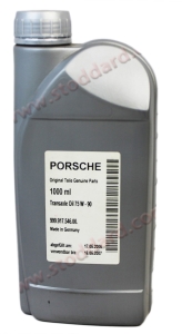 999-917-546-00 75W-90 SYNTHETIC Hypoid Transaxle Oil 1L , Fits Boxster, Cayman, 911 1998+