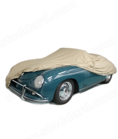 NLA-501-356-01 Car Cover, Soft Tan Flannel. For Indoor Use. Fits 356 with one mirror on door. 
