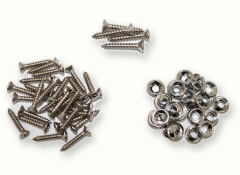 NLA-531-003-00 Stainless Door Panel Screw and Washer Set. one kit per car. Fits all 356