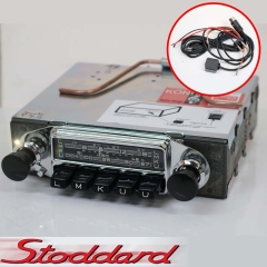 NLA-645-112-12V Blaupunkt Frankfurt Radio with MP3 interface. Modern 1-piece case.ﾠFor 356 and Early 911 912 12-Volt Only.