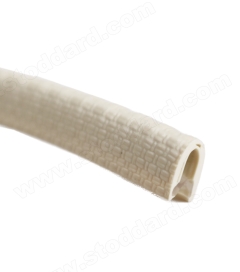 PCG-543-423-00 Rubber Off White Pinchweld Edge Protection Trim, 31cm Pre Cut Length. Fits 911 912 1965-1989