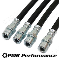 695-355-701-00 PMB Direct Fit Rubber Brake Hose Set for 356 356A 