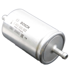 SIC-110-900-00 Fuel Filter Bosch. Inline for pre-1969 carbureted cars. Click for detailed measurements