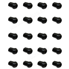 SIC-182-003-36-SET Black Aluminum Lug Nut Set (20) for Porsche Alloy Wheels