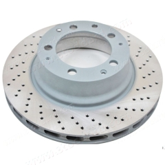SIC-352-046-01 Sebro Brake Disc Rotor Right Rear for 911 930 Turbo and Turbo-Look 1978-1989