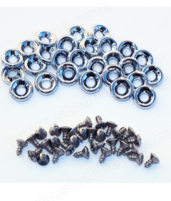 SIC-542-001-00 Velvet Door Screw Set Fits 1965-68. One Set Per Car