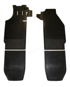SIC-551-011-20-4 Rubber Floor Mat Set (Front and Rear) 911 912 1965-68 