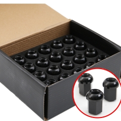 SIC-921-010-00 Black Anodized Aluminum Lug Nut Set of 20 for 911 912 1967-1998.