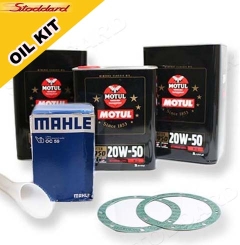SIC-OIL-CH1 Oil Change Kit for 911 and 914-6 up to 1971 Featuring Motul Classic Oil. Everything You Need in a Money-Saving Package Deal!